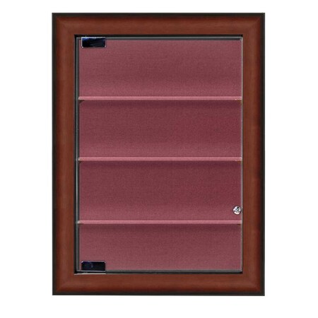 United Visual Products Outdoor Enclosed Combo Board, 42"x32", White Frame/Burgundy & Cork UVCB4232ODW-BURGUN-CORK